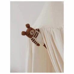 Best Main Sauvage Doudou Ourson salopette | Ecru
