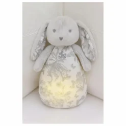 Tartine et Chocolat Doudou veilleuse Augustin le lapin Toile de Jouy |