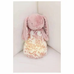 Tartine et Chocolat Doudou veilleuse Augustin le lapin Toile de Jouy |