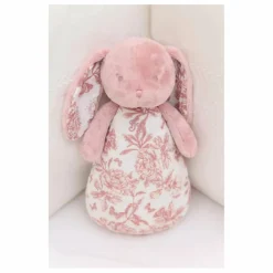 Tartine et Chocolat Doudou veilleuse Augustin le lapin Toile de Jouy |