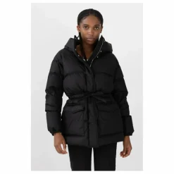 Lempelius Doudoune Courte Ceinturée Nyn | Noir