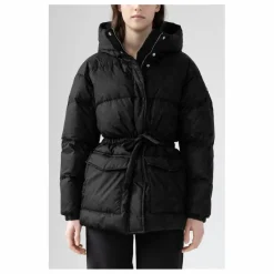 Lempelius Doudoune Courte Ceinturée Nyn | Noir