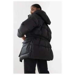 Lempelius Doudoune Courte Ceinturée Nyn | Noir