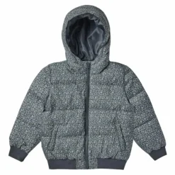 Clearance Rylee + Cru Doudoune Courte Fleurie | Gris