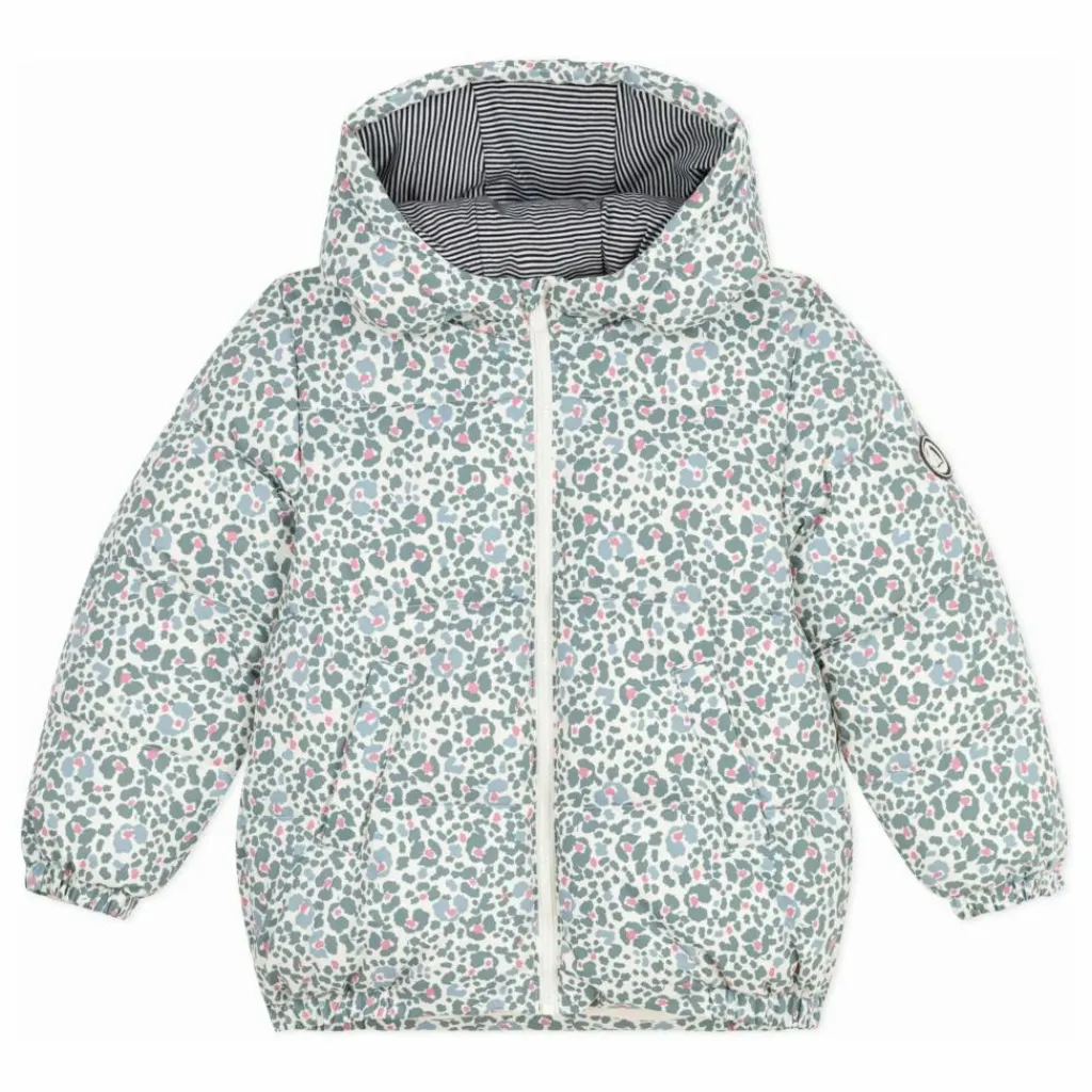 Online Petit Bateau Doudoune Fleurie | Ecru