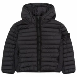Discount Stone Island Doudoune Logo | Noir