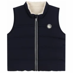 Online Petit Bateau Doudoune Sans Manches Logo | Bleu marine