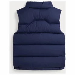 Discount Ralph Lauren Doudoune Sans Manches Logo Fibres Recyclées | Bleu marine