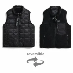 Best Taion Doudoune Sans Manches Réversible Down x Boa Mountain | Noir