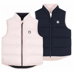 Enfant Petit Bateau Doudoune Sans Manches Réversible |