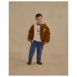 Rylee + Cru Doudoune Velours Côtelé | Ocre New