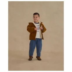 Rylee + Cru Doudoune Velours Côtelé | Ocre New