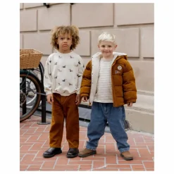 Rylee + Cru Doudoune Velours Côtelé | Ocre New