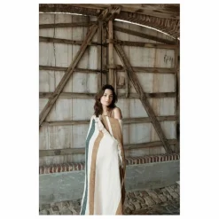 Libeco Drap de plage Dakota Stripe | Ecru Best