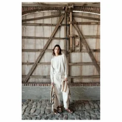 Libeco Drap de plage Dakota Stripe | Ecru Best