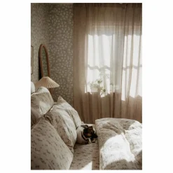 Hot garbo&friends Drap-housse Bluebell en mousseline de coton | Crème