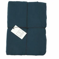 Haomy Drap-housse Dili en voile de coton | Bleu de Prusse Clearance