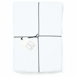 Haomy Drap-housse Dili en voile de coton | Blanc New