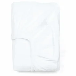 Haomy Drap-housse Dili en voile de coton | Blanc New