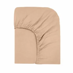 Discount Communauté de biens Drap-housse en lin lavé | Vieux Rose