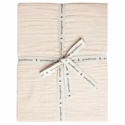 garbo&friends Drap-housse en mousseline de coton | Sable Sale