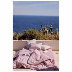 Louise Misha Drap-housse Nicole en coton bio | Rose fuschia