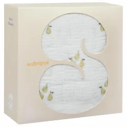 Soft Spot Drap-housse en coton bio | Pear
