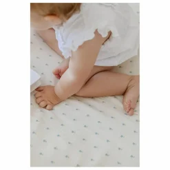 Online Soft Spot Drap-housse Periwinkle en coton bio | Bleu