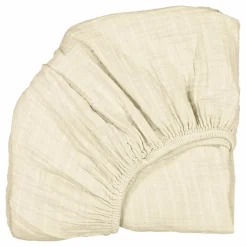 Clearance Charlie Crane Drap-housse pour lit évolutif Kimi en coton bio | Beige