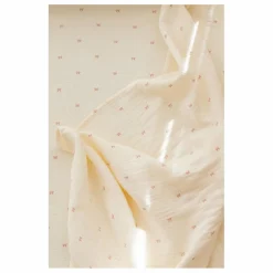 Soft Spot Linge De Lit Bébé|Linge De Lit Bébé|Drap-housse Ribbon en coton bio |