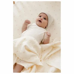 Soft Spot Linge De Lit Bébé|Linge De Lit Bébé|Drap-housse Ribbon en coton bio |