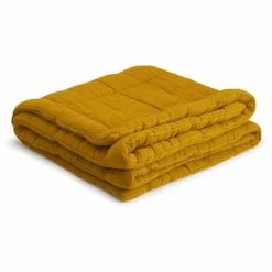 The Socialite Family Édredon Nido en gaze de coton | Jaune moutarde Best