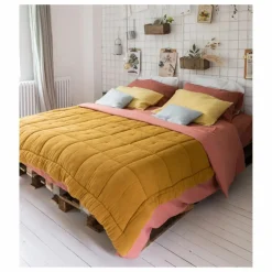 The Socialite Family Édredon Nido en gaze de coton | Jaune moutarde Best