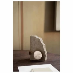 Ferm Living Petits Rangements|Dérouleur de scotch en travertin |