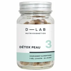 D-LAB NUTRICOSMETICS Détox Peau Complément alimentaire - 1 mois Non teinté Sale