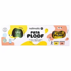 Sale Nailmatic Kids Duo de pâtes à modeler lavantes Pataploof et moule | Orange