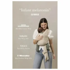 New Solly Baby Echarpe de portage en modal | Noir