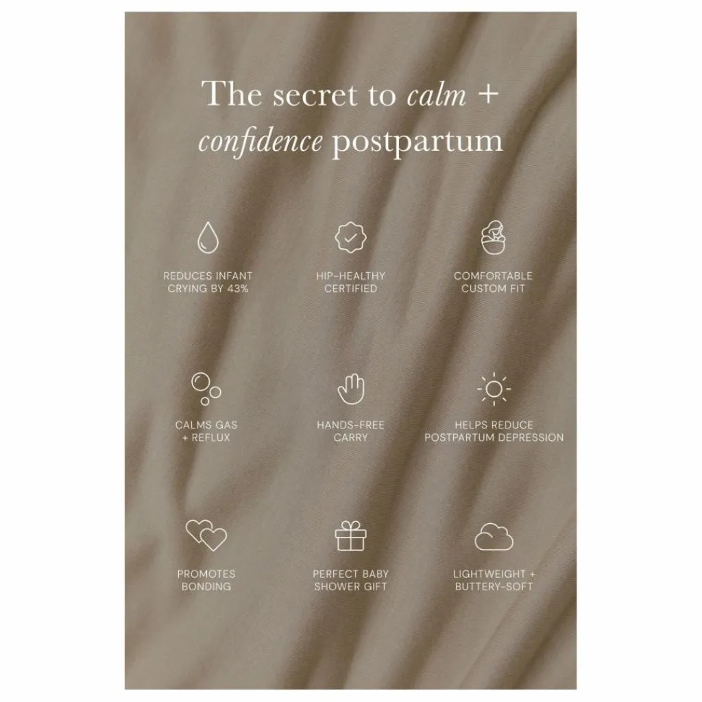 New Solly Baby Echarpe de portage en modal | Noir