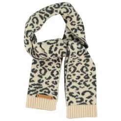 Best Piupiuchick Echarpe Léopard Laine | Rose pâle