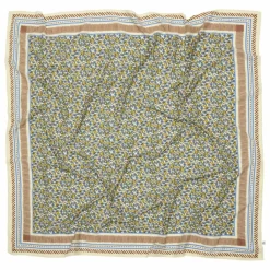 New Becksöndergaard Echarpe Strawpetta Sico Coton et Soie | Bleu