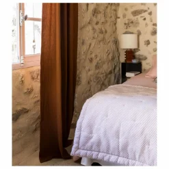 Hot The Socialite Family Edredon Capriccio à rayures en jacquard de coton | Bordeaux