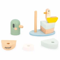 New Janod Empilable Canards Multicolore