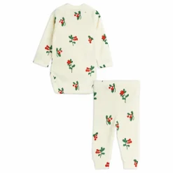 Mini Rodini Ensemble Body et Legging Fleuri Coton Bio |