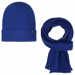 Tumble N'Dry Ensemble Bonnet et Echarpe | Bleu Hot