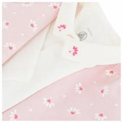 Petit Bateau Ensemble Cardigan Pantalon et Body Fleuris Coton Bio | Rose Online