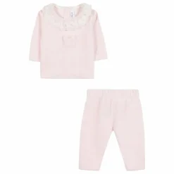 Tartine et Chocolat Ensemble Pull et Legging Côtelé | Rose pâle Clearance