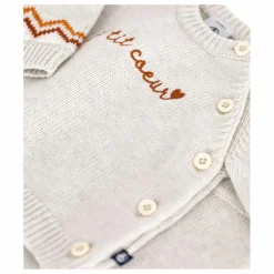 Petit Bateau Ensemble Pull et Pantalon P'tit Cœur Laine |