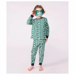Enfant Petit Bateau Ensemble Pyjama et Masque Crocodile |