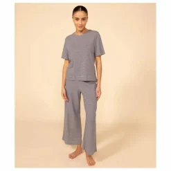 Petit Bateau Ensemble Pyjama Milleraies - Collection Femme | Bleu marine Hot