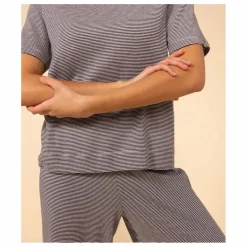 Petit Bateau Ensemble Pyjama Milleraies - Collection Femme | Bleu marine Hot